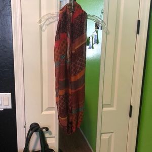 Multicolored/pattern light infinity scarf